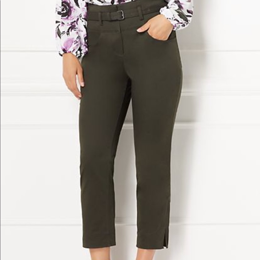 Green ankle pants size 6 & size 12 - Picture 2 of 6